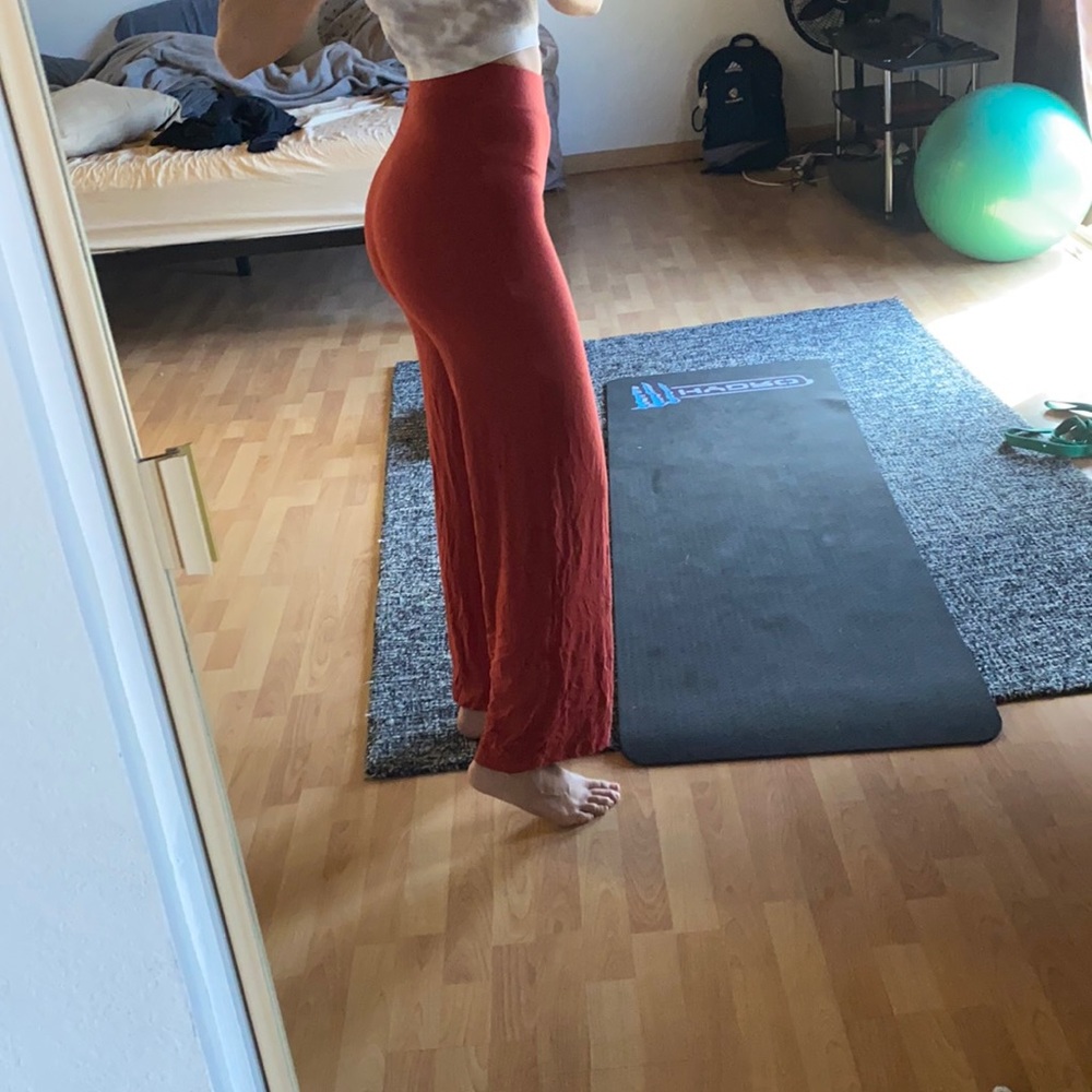 Orangy Pants. One of my favorites! Super comfy and fun